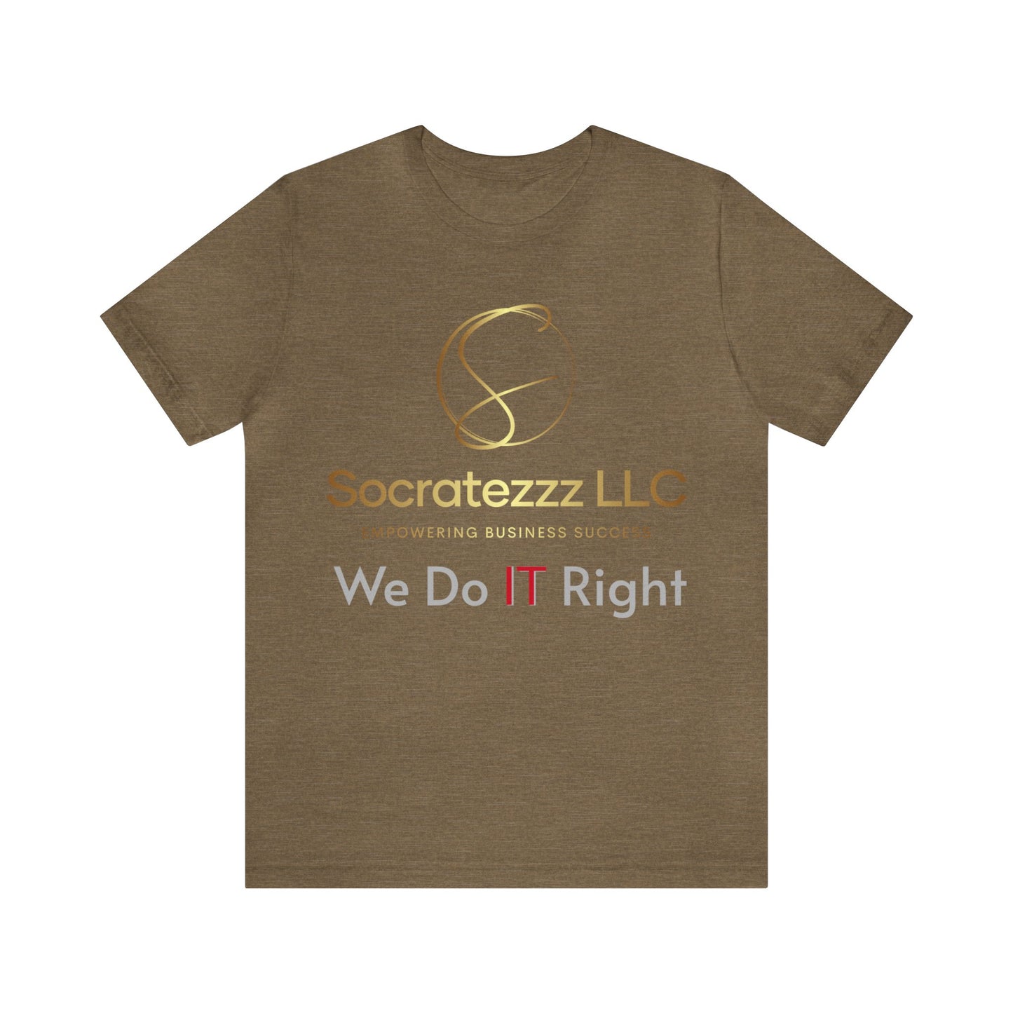 Socratezzz. We Do IT Right Colors - Unisex Jersey Short Sleeve Tee