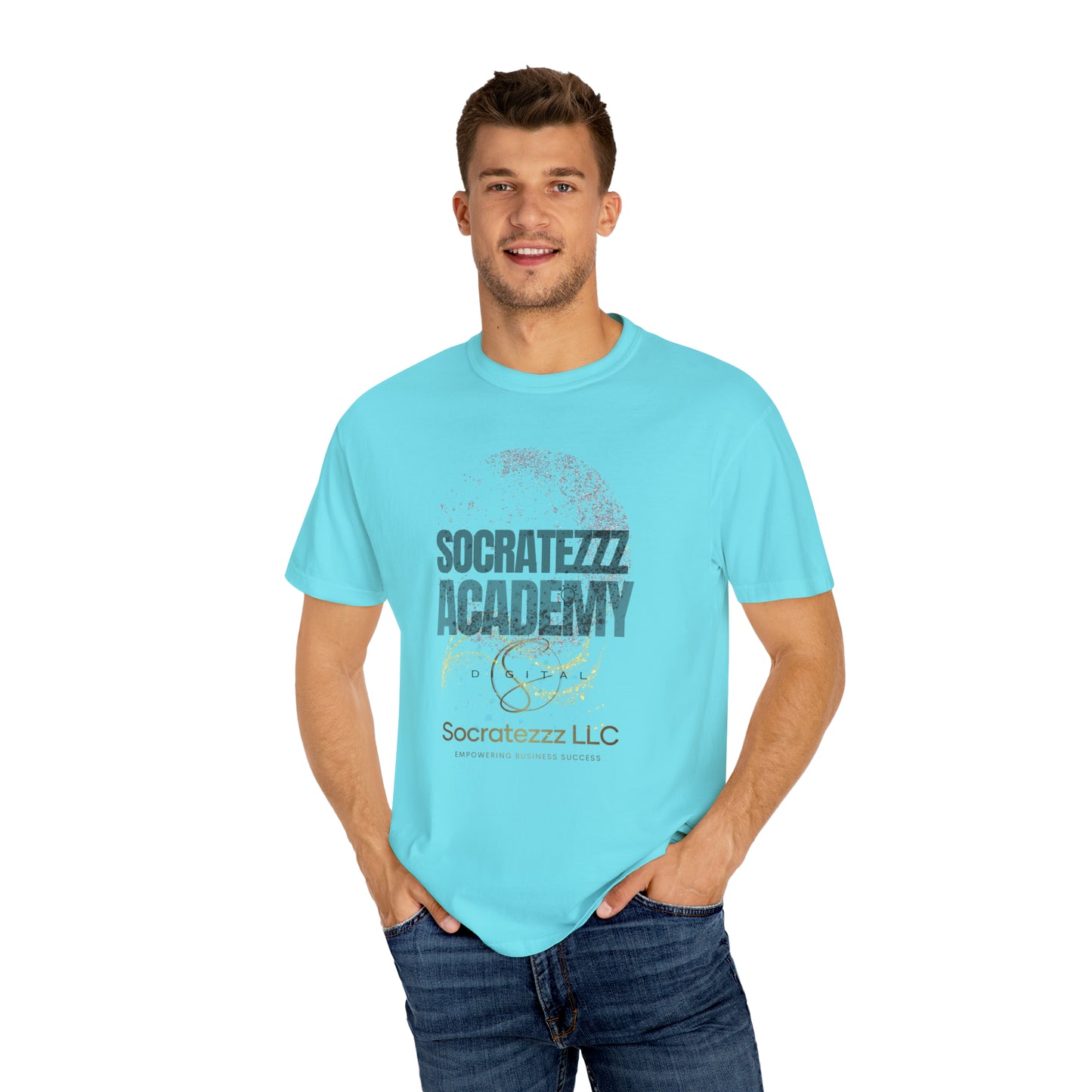 Socratezzz Academy - Unisex Garment-Dyed T-shirt