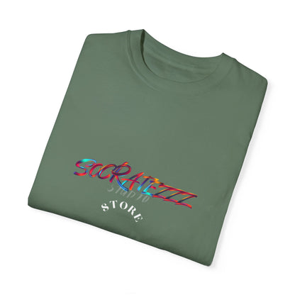 Socratezzz is an Attitude - Unisex Garment-Dyed T-shirt