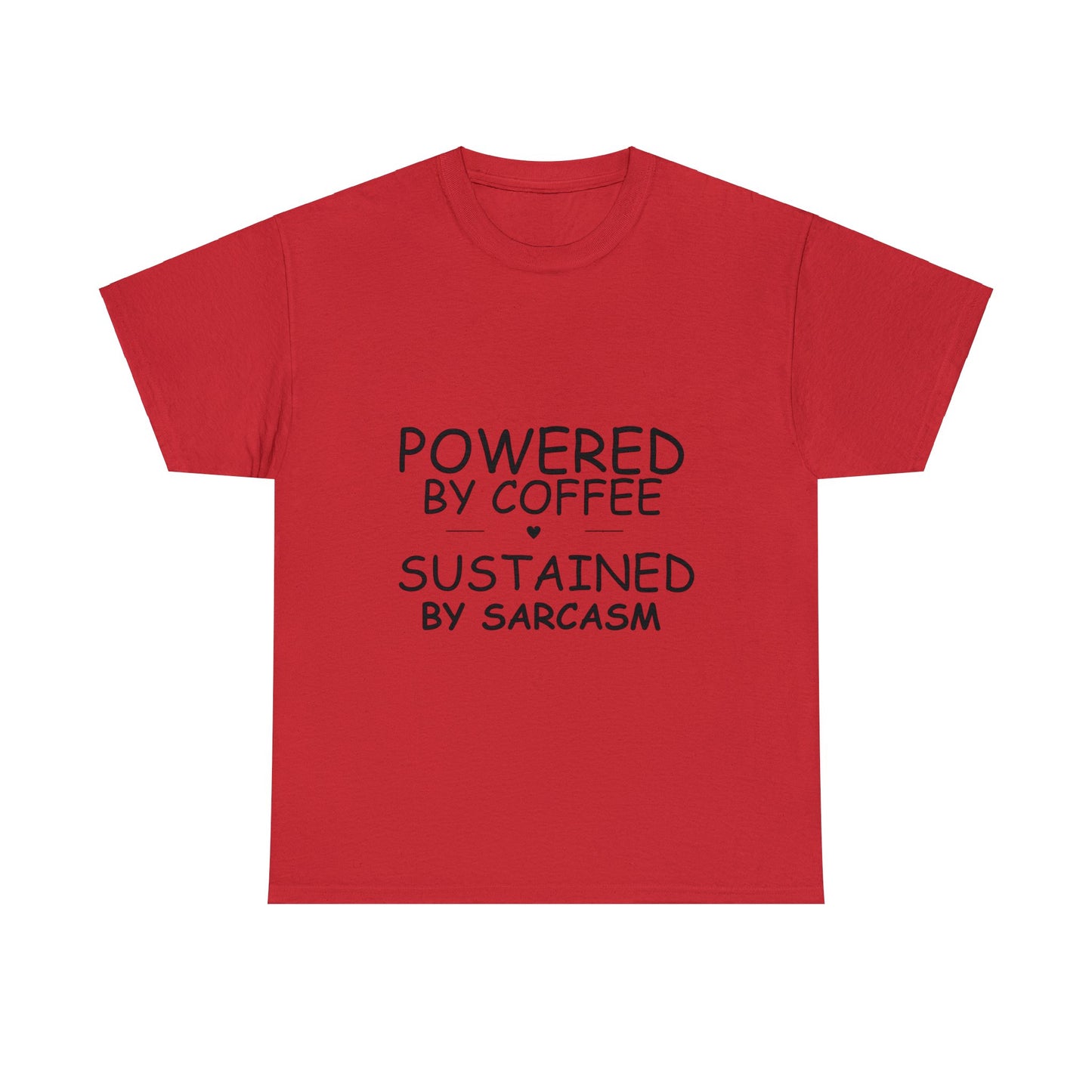 Powered By Coffee - Unisex Heavy Cotton Tee