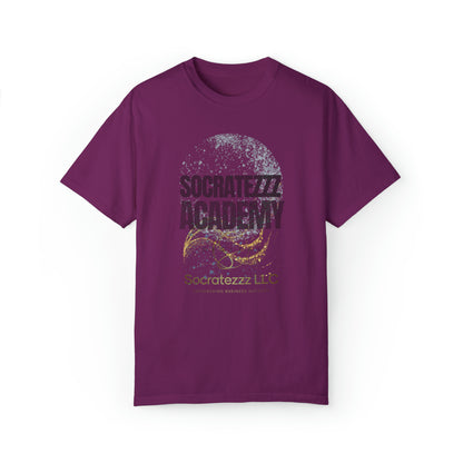 Socratezzz Academy - Unisex Garment-Dyed T-shirt