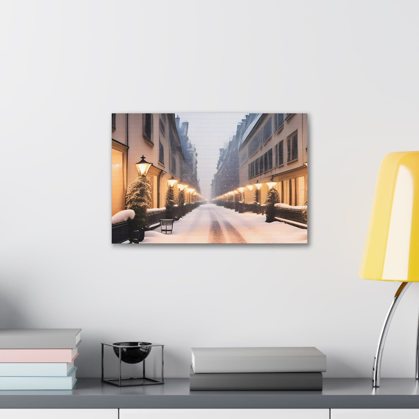 Paris in the Winter -Canvas Gallery Wraps