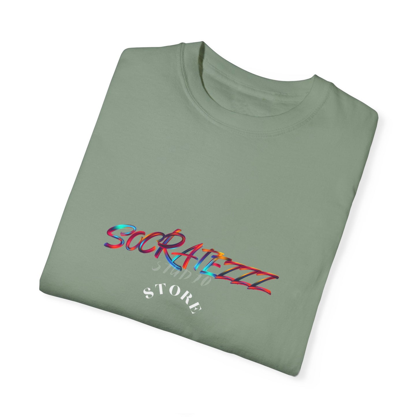 Socratezzz is an Attitude - Unisex Garment-Dyed T-shirt