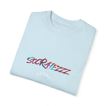 Socratezzz is an Attitude - Unisex Garment-Dyed T-shirt