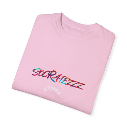 Socratezzz is an Attitude - Unisex Garment-Dyed T-shirt