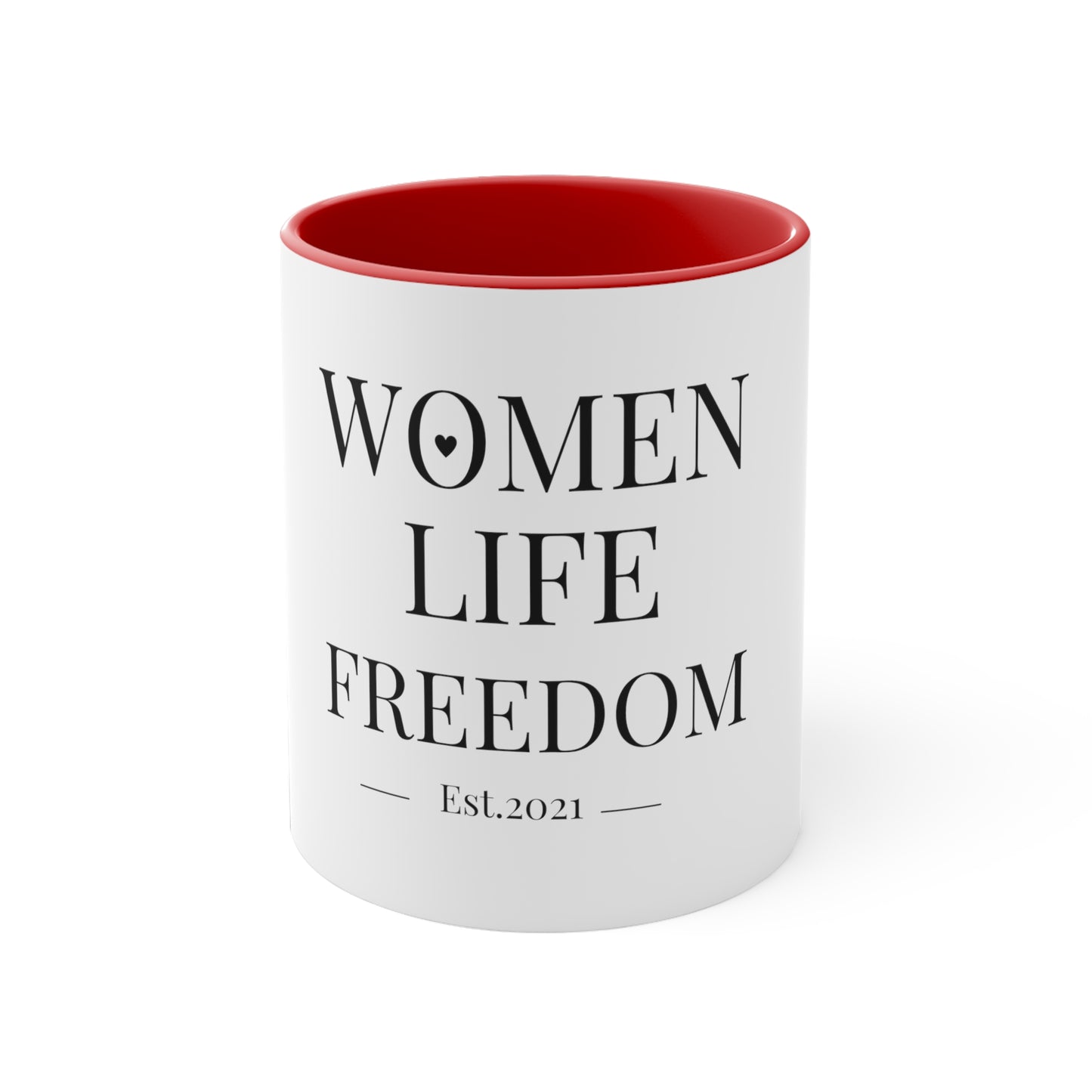 Women Life Freedom Purple - Accent Coffee Mug, 11oz