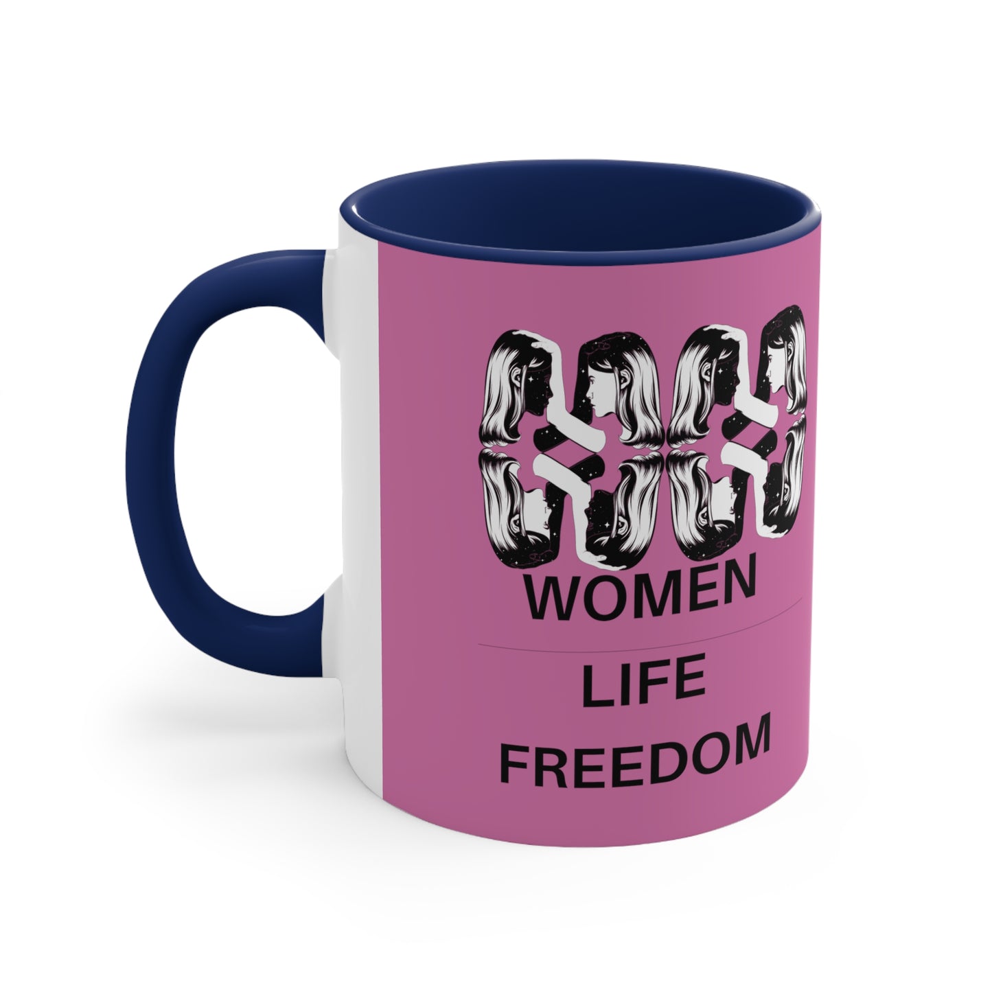 Women Life Freedom III - Accent Coffee Mug, 11oz