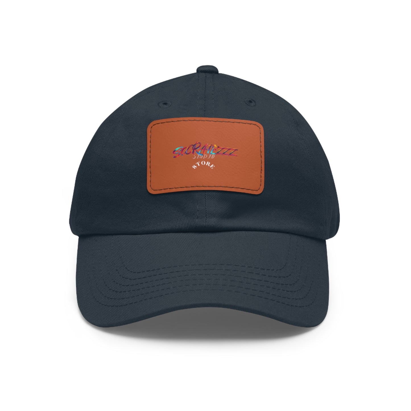 Socratezzz - Dad Hat with Leather Patch (Rectangle)