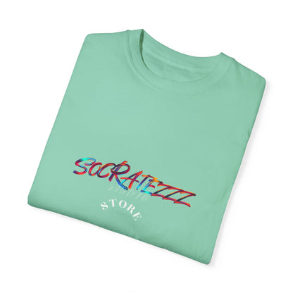 Socratezzz is an Attitude - Unisex Garment-Dyed T-shirt