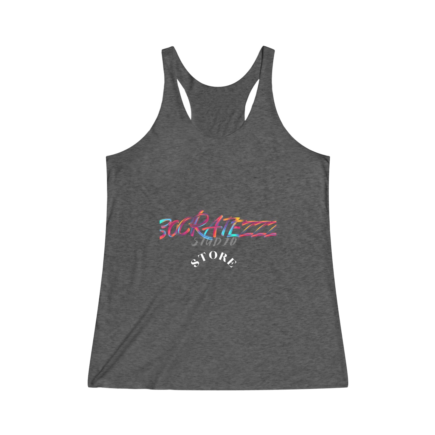 Socratezzz - Women's Tri-Blend Racerback Tank