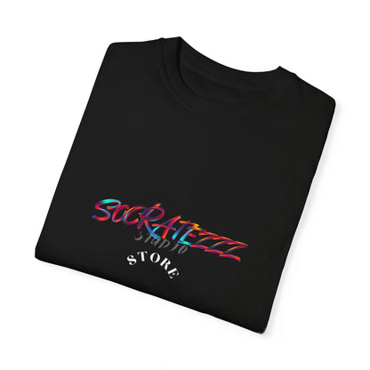 Socratezzz is an Attitude - Unisex Garment-Dyed T-shirt