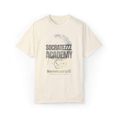 Socratezzz Academy - Unisex Garment-Dyed T-shirt