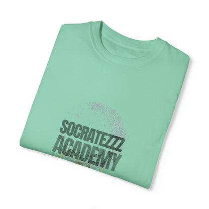 Socratezzz Academy - Unisex Garment-Dyed T-shirt