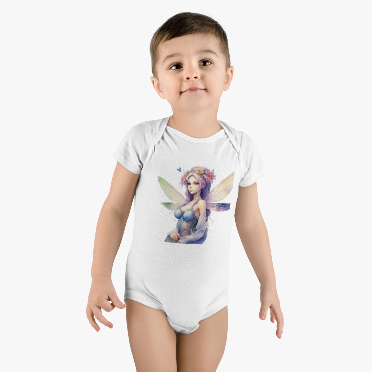 Fairy Angel Onesie® Organic Baby Bodysuit
