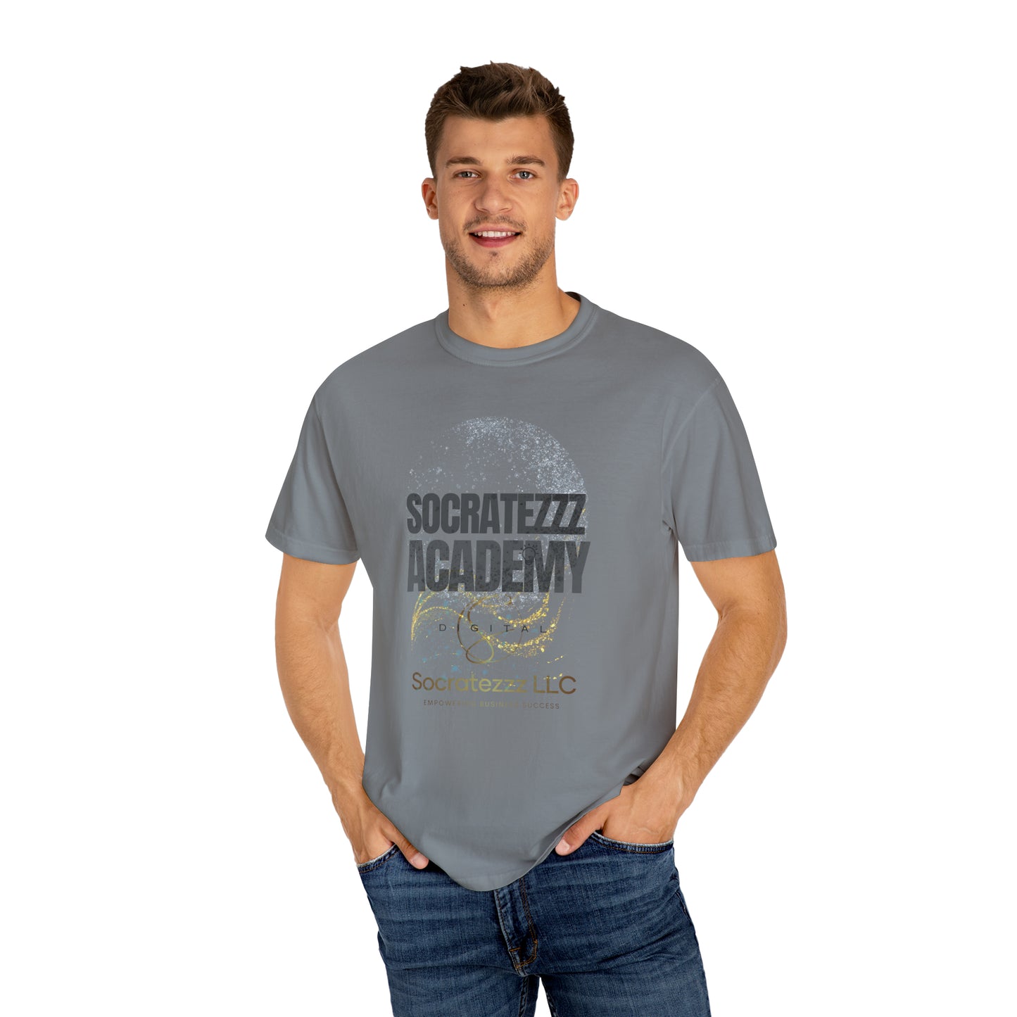 Socratezzz Academy - Unisex Garment-Dyed T-shirt