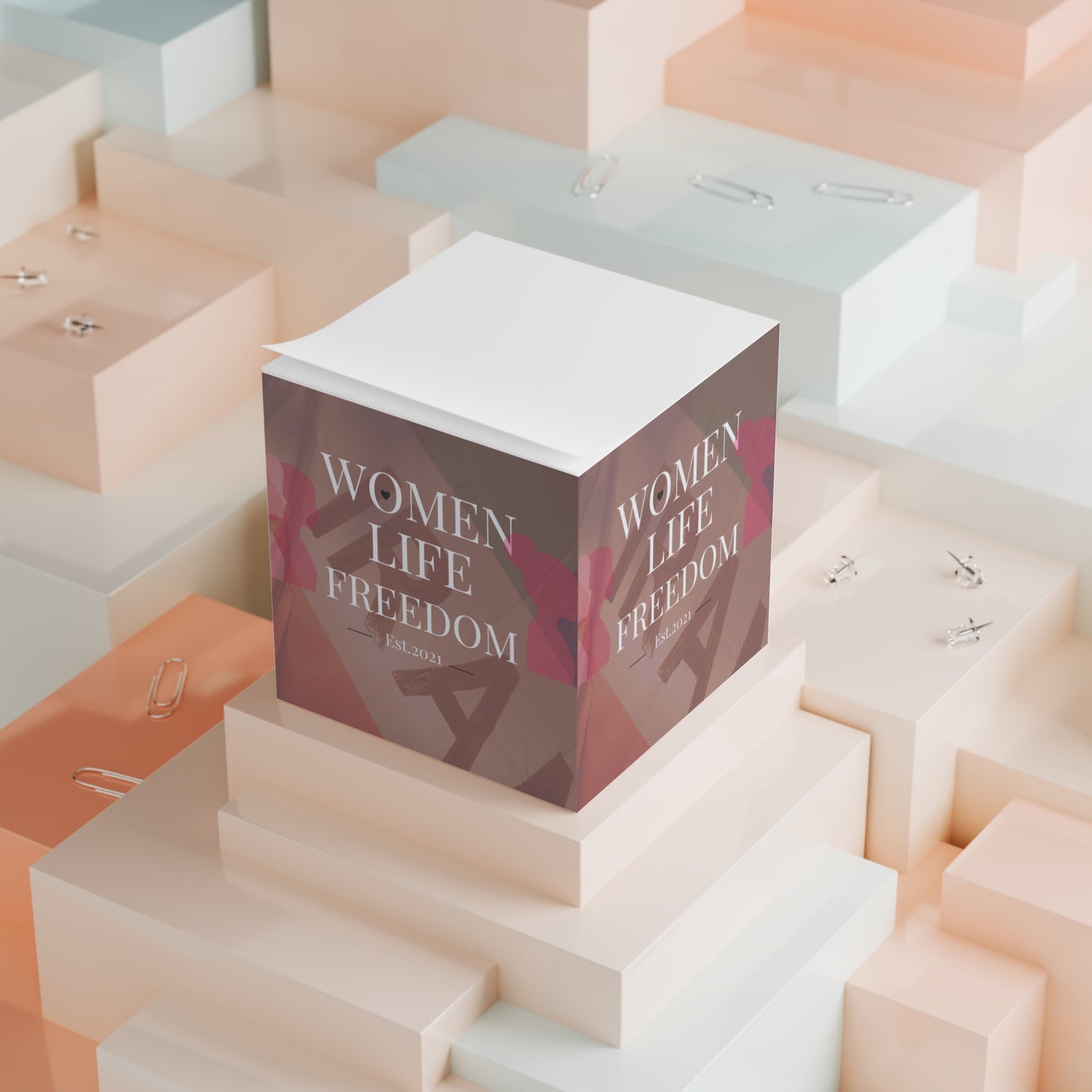 Women Life Freedom II - Note Cube
