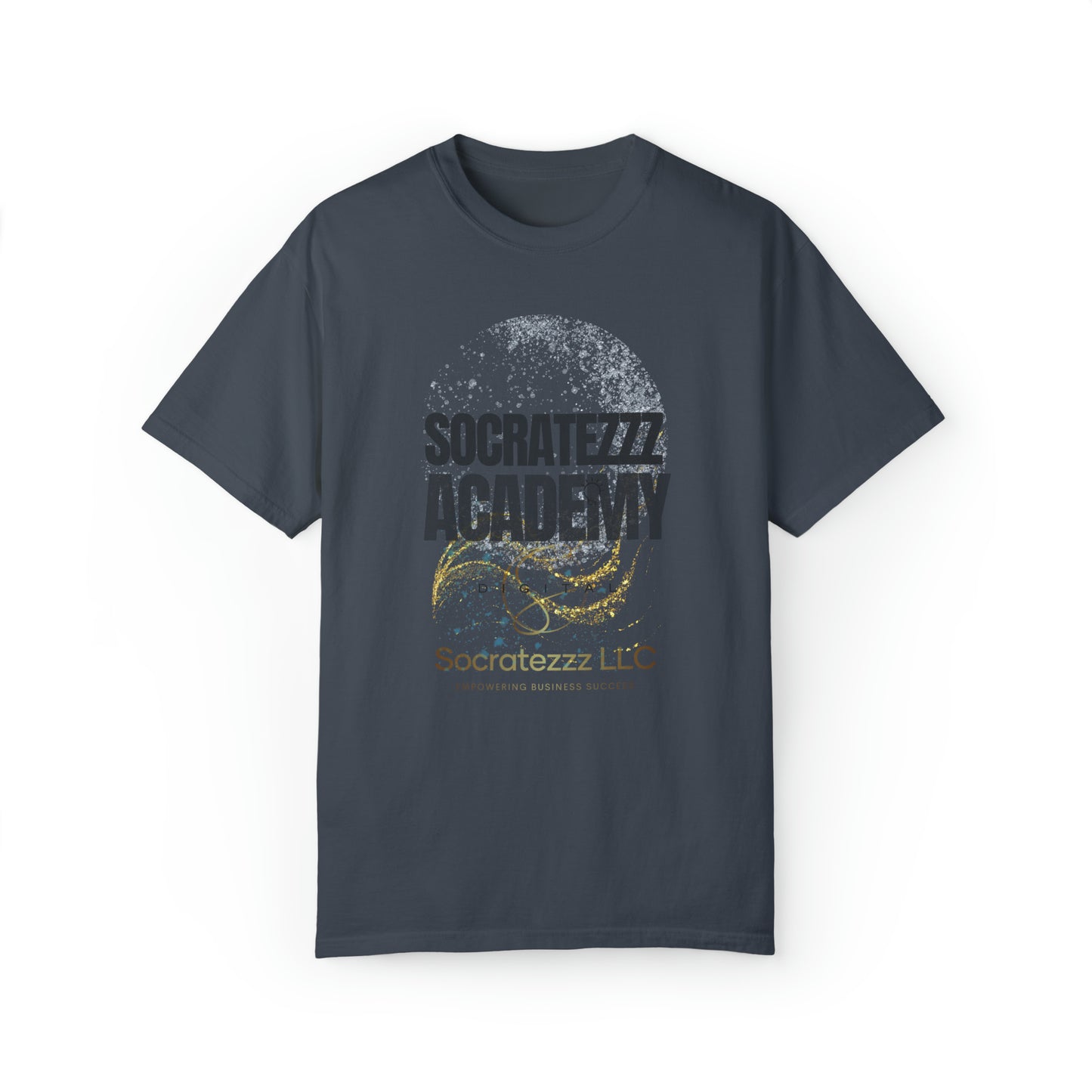 Socratezzz Academy - Unisex Garment-Dyed T-shirt