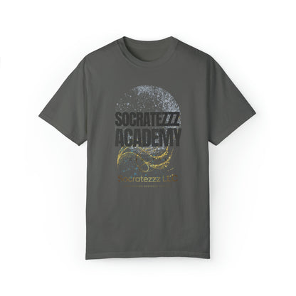 Socratezzz Academy - Unisex Garment-Dyed T-shirt