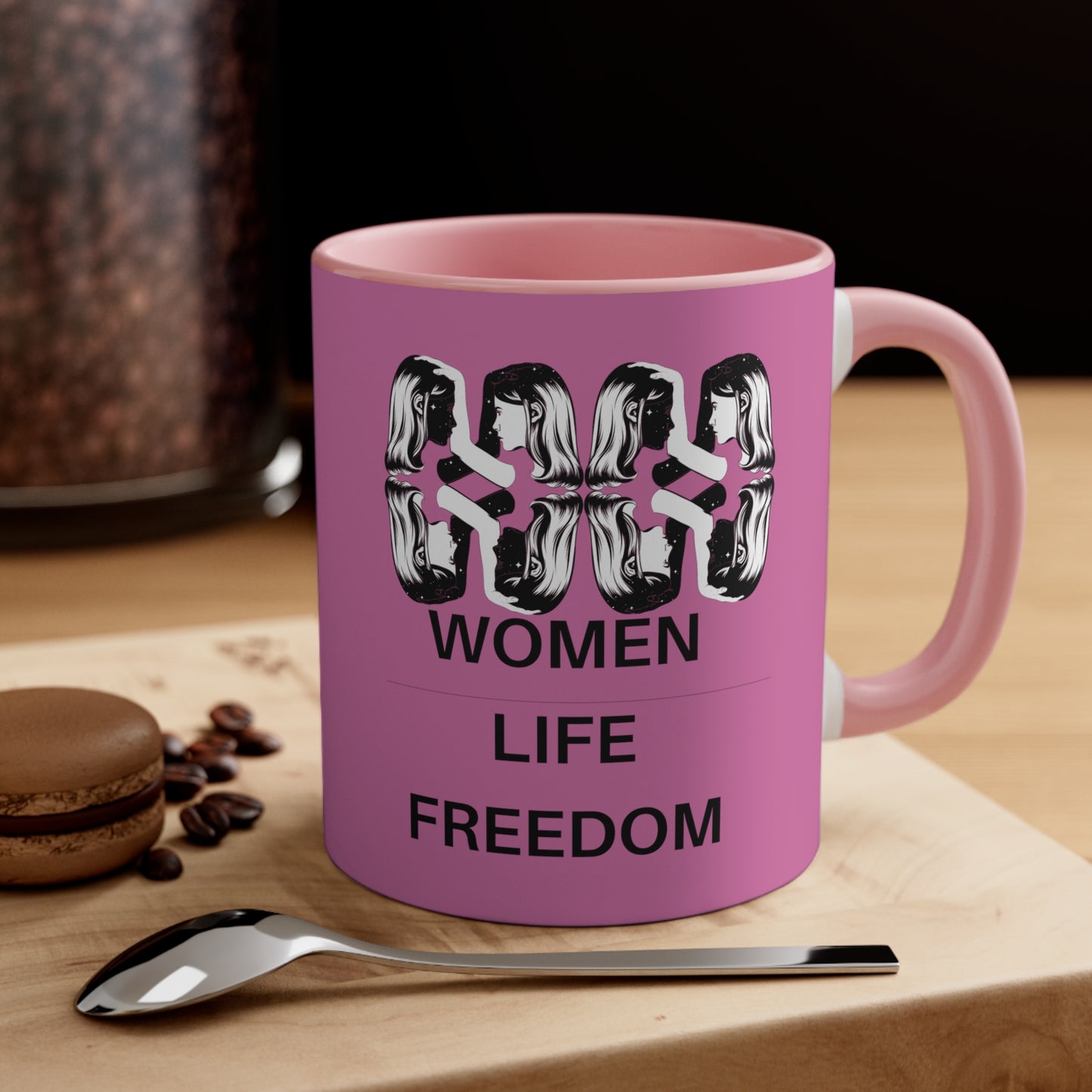 Women Life Freedom III - Accent Coffee Mug, 11oz
